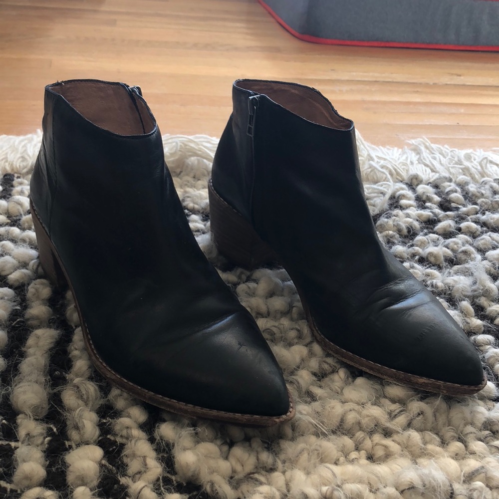 Madewell leather booties